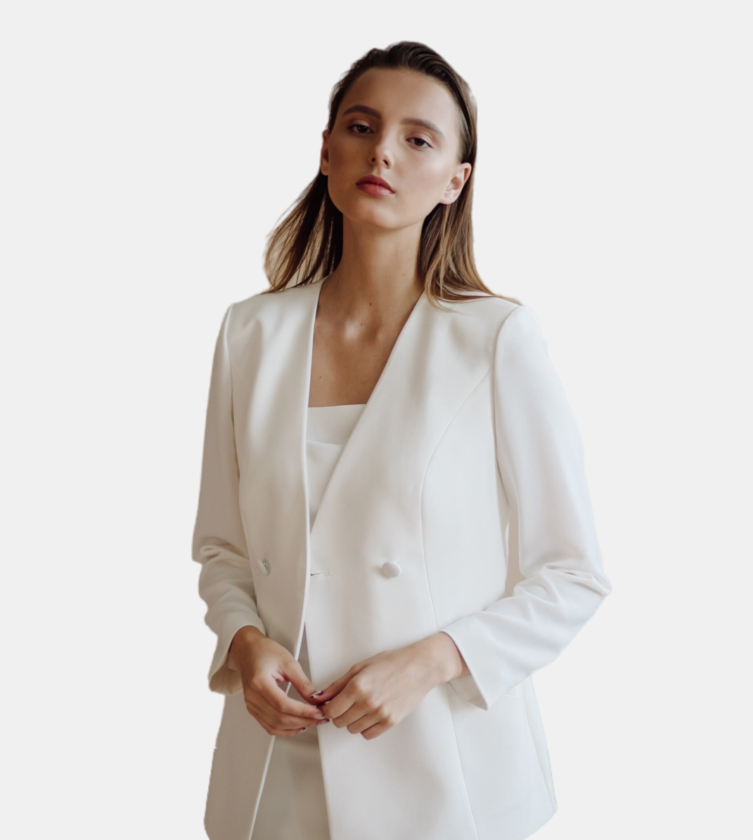 Elegant White Blazer